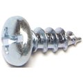 Midwest Fastener Thread Cutting Screw, #10 x 1/2 in, Zinc Plated Combination Phillips/Slotted Drive 03186